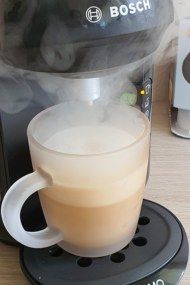 Reinigung der Düse durch die Tassimo