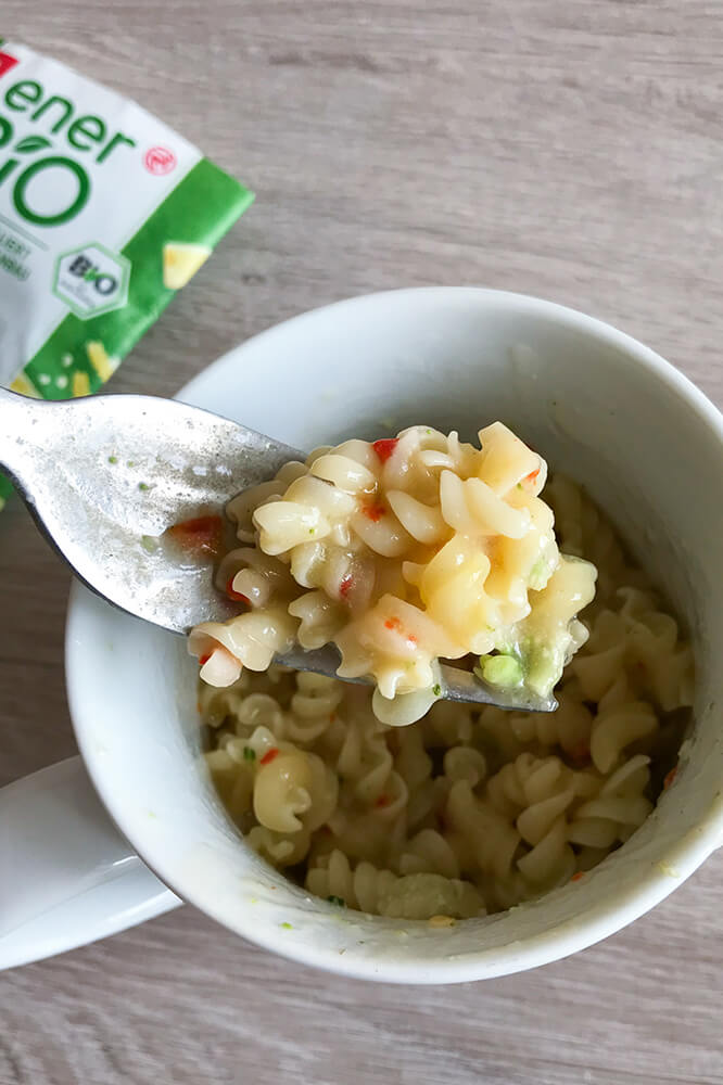 Nudeln fertig zum essen