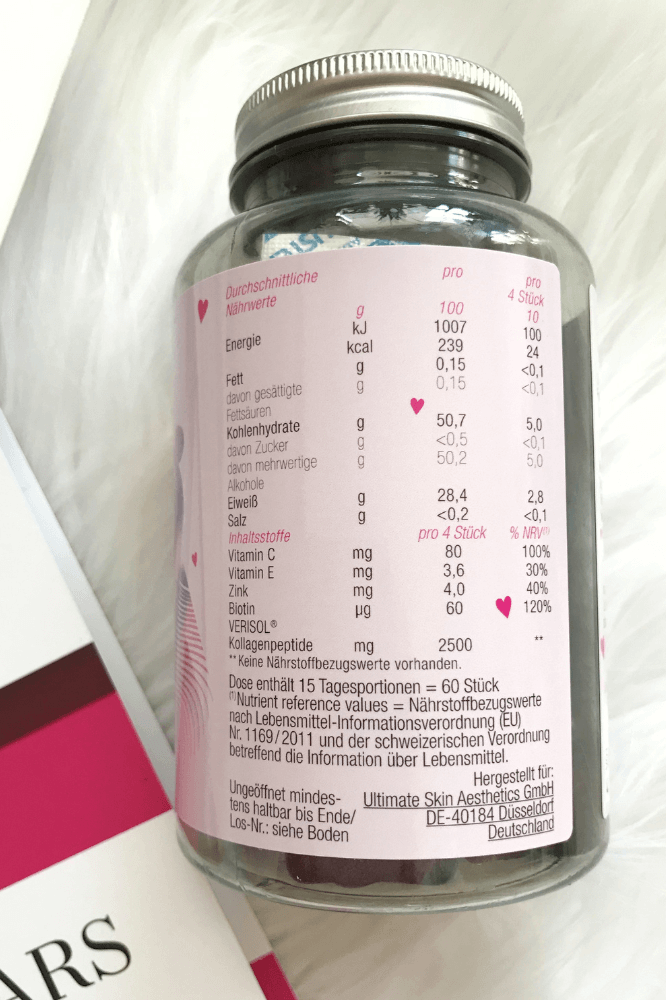 Inhaltsstoffe Collagen Bears von Douglas